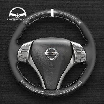 Steering Wheel Cover for Nissan Qashqai X-Trail Altima Sentra Teana Tiida Navara Pulsar 2013–2020