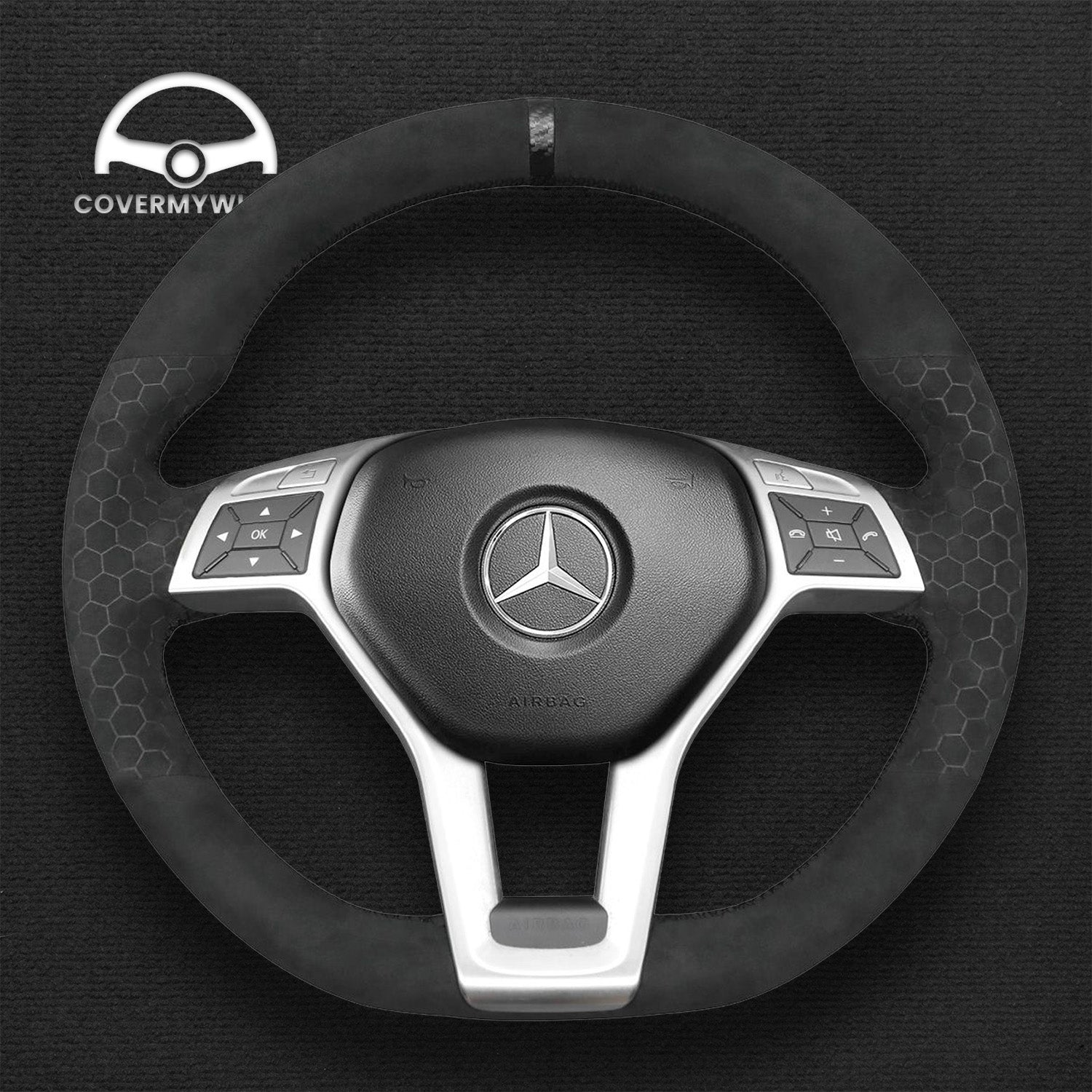 Steering Wheel Cover for Mercedes W204 W212 C218