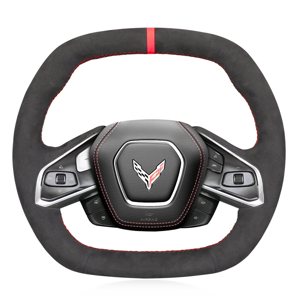 Steering Wheel Cover for Chevrolet Corvette (C8) 2020-2024 Cover My Wheel
