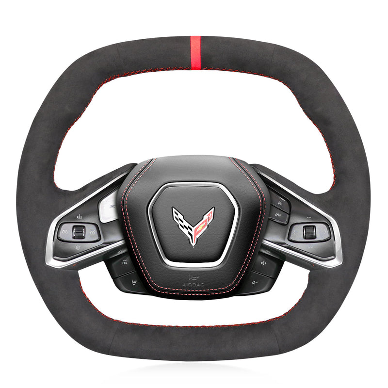 Steering Wheel Cover for Chevrolet Corvette (C8) 2020-2024 Cover My Wheel