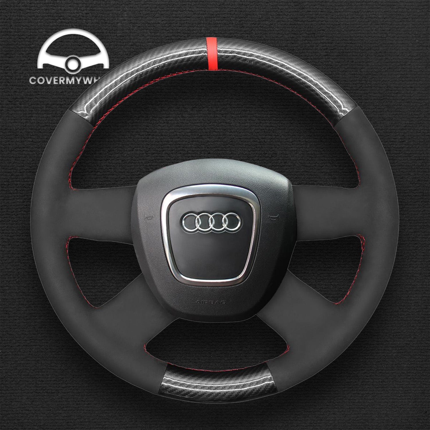 Steering Wheel Cover for Audi 8P B8 B7 C6 Cover My Wheel