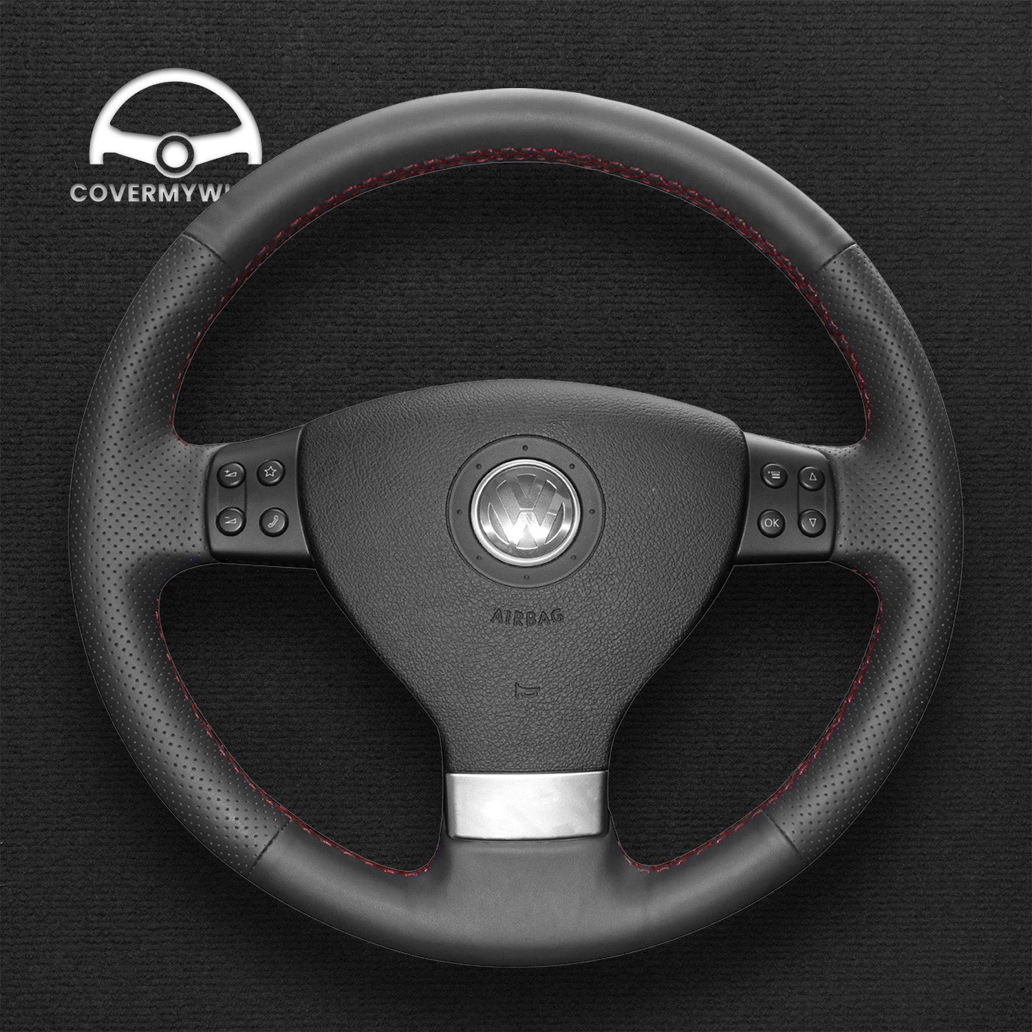 Steering Wheel Cover for Volkswagen Jetta Tiguan Passat EOS Cover My Wheel