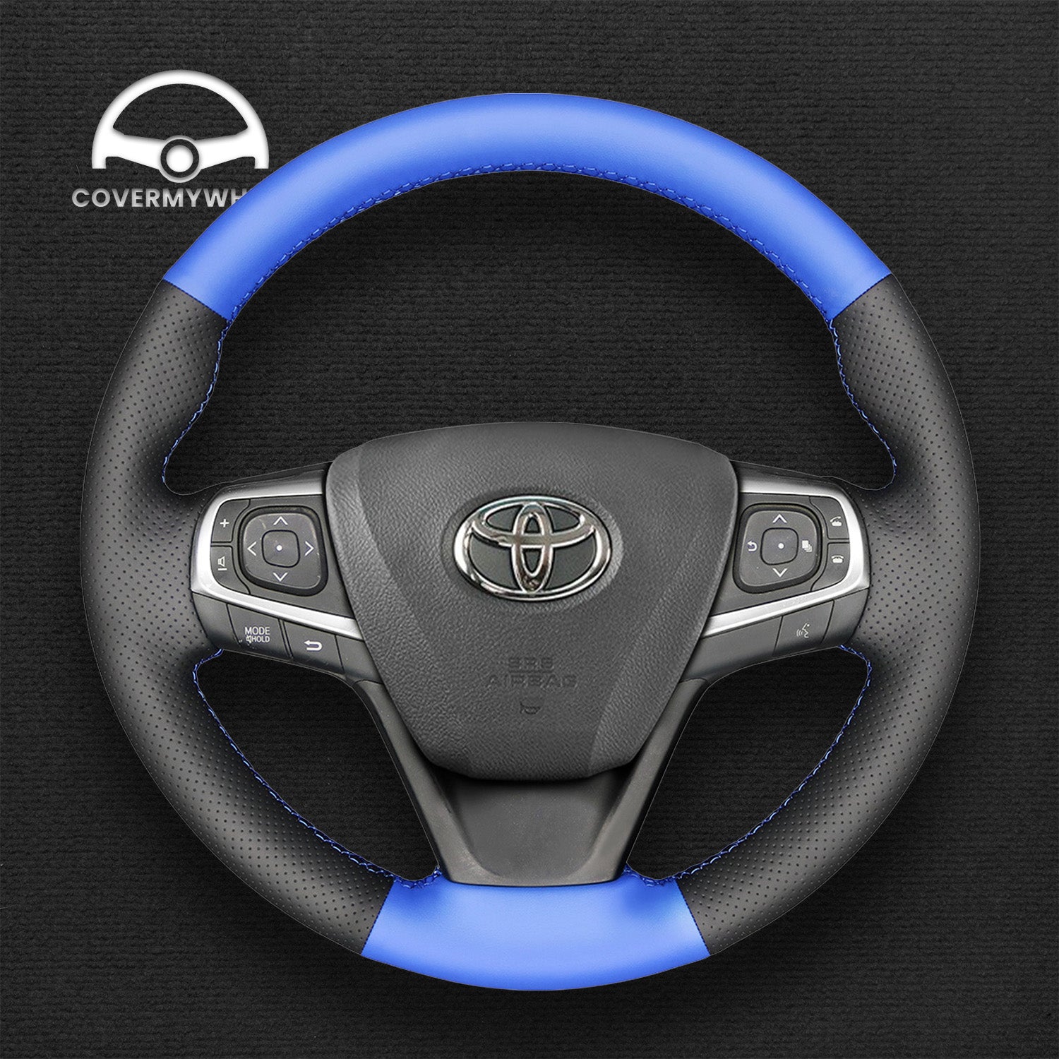 Steering Wheel Cover for Toyota Avensis Camry Verso Avalon Estima Harrier Noah Premio 2013-2020