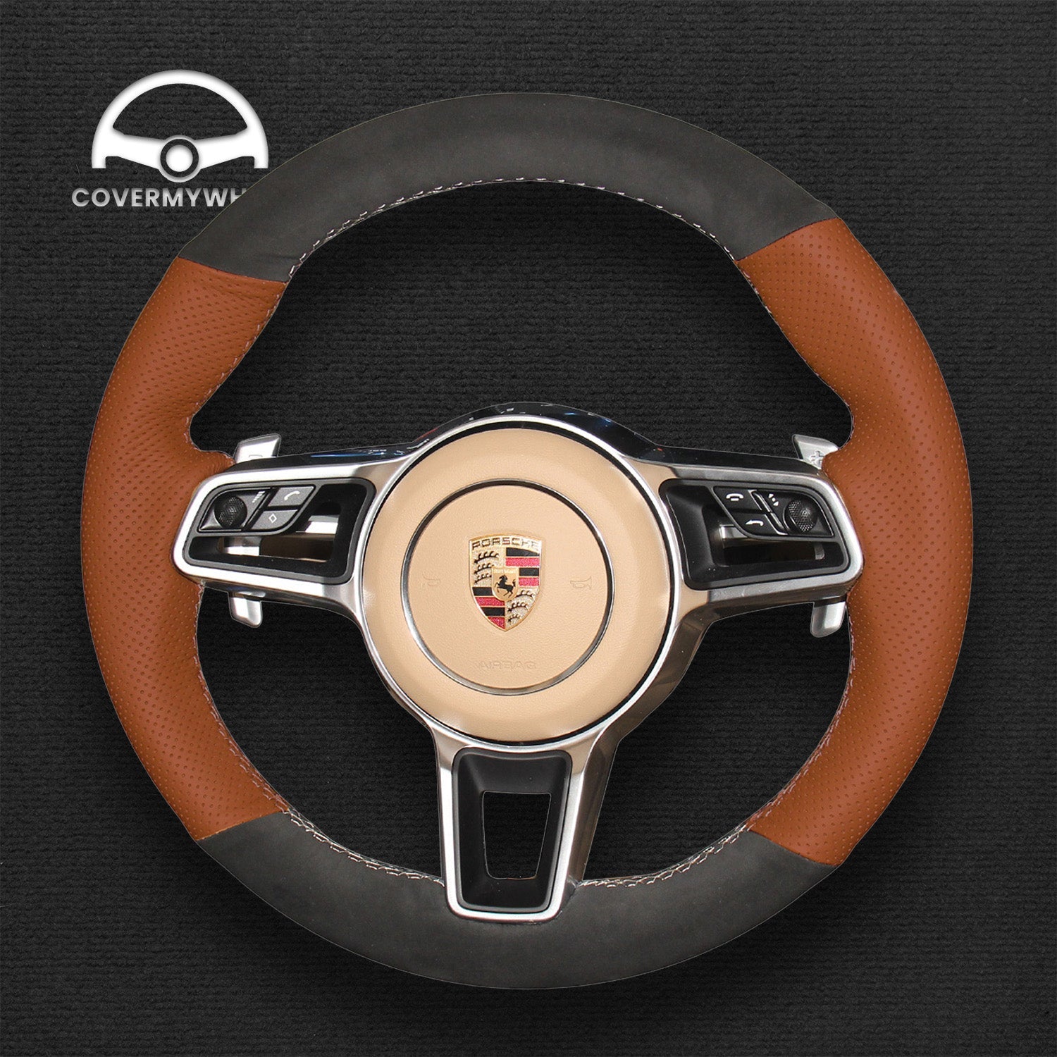 Steering Wheel Cover for Porsche 911 (991) (982) (918) 2016-2022 Cover My Wheel