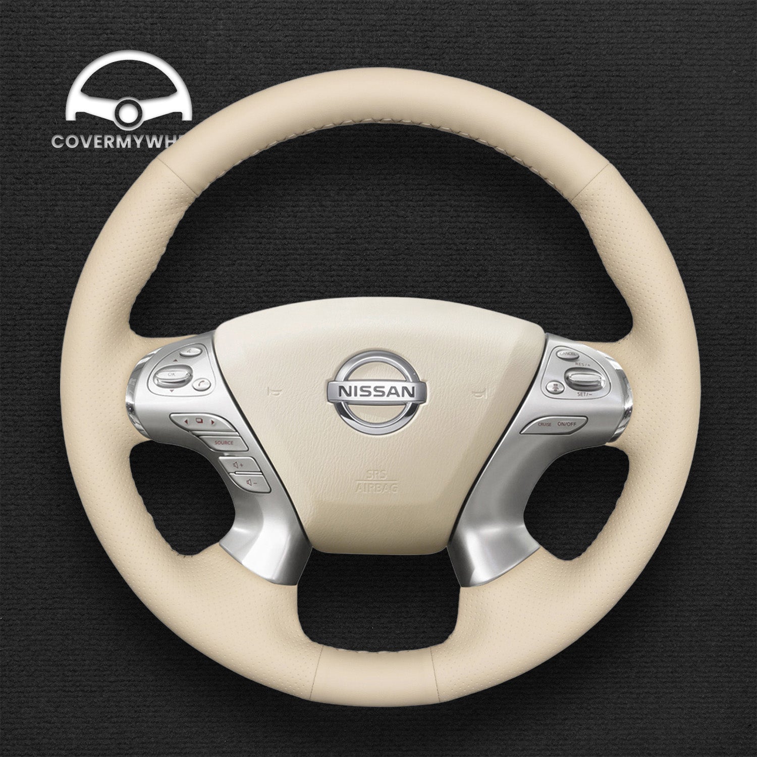 Steering Wheel Cover for Nissan Murano Pathfinder 2015–2018 Cover My Wheel