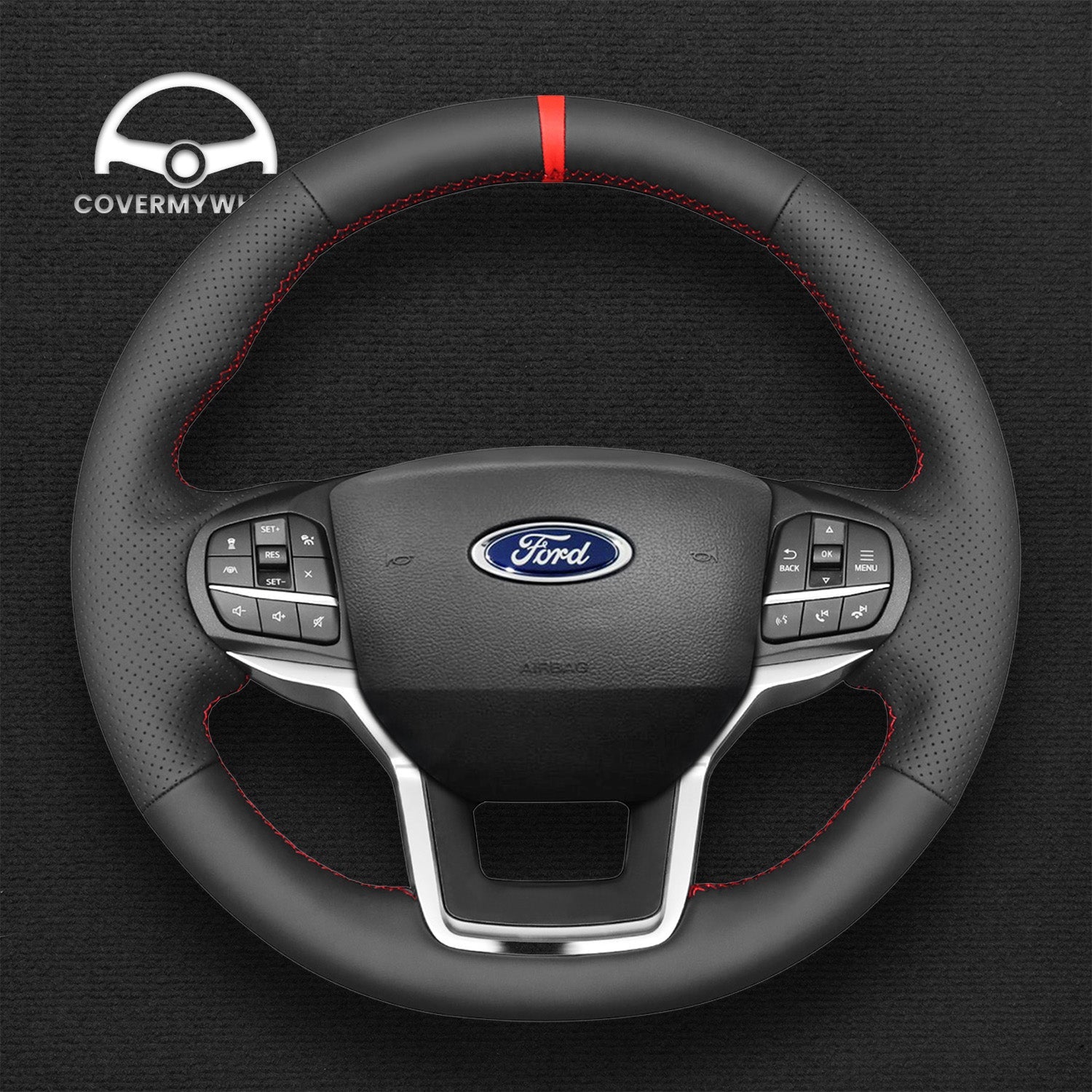 Steering Wheel Cover for Ford Explorer 2020-2022 Cover My Wheel