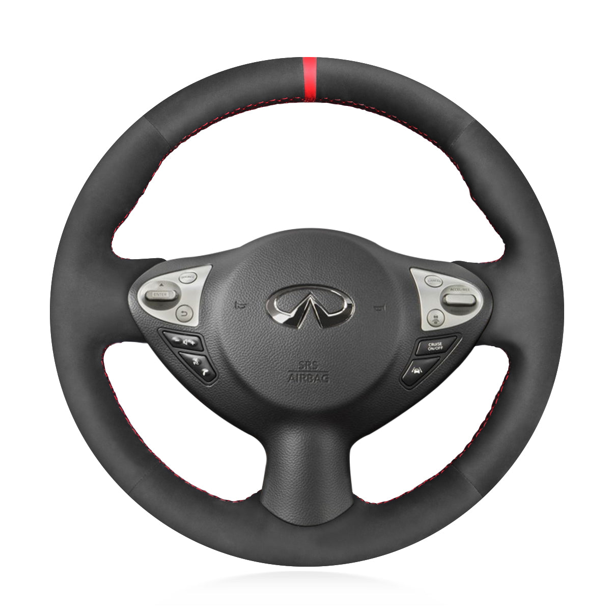 Steering Wheel Cover for Infiniti FX35 FX37 FX50 QX70 2009-2018 Cover My Wheel