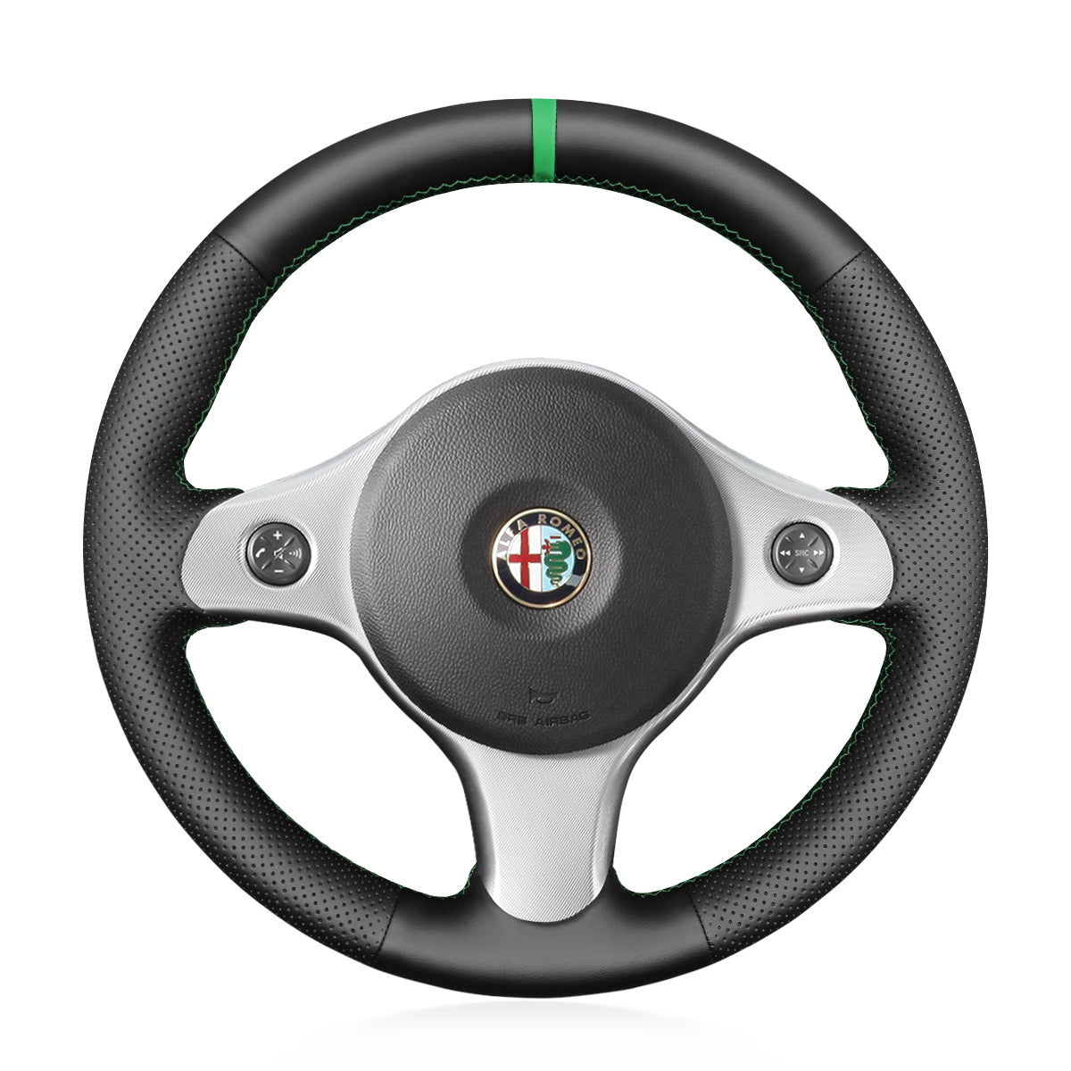 Steering Wheel Cover for Alfa Romeo 159 (2006–2012), Brera (2006–2011) & Spider (2006–2011) Cover My Wheel
