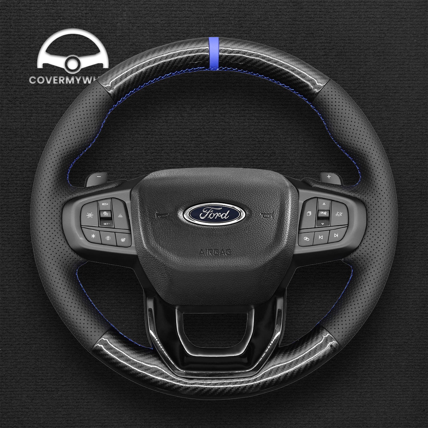 Steering Wheel Cover for Ford F150 F-150 F-250 Raptor