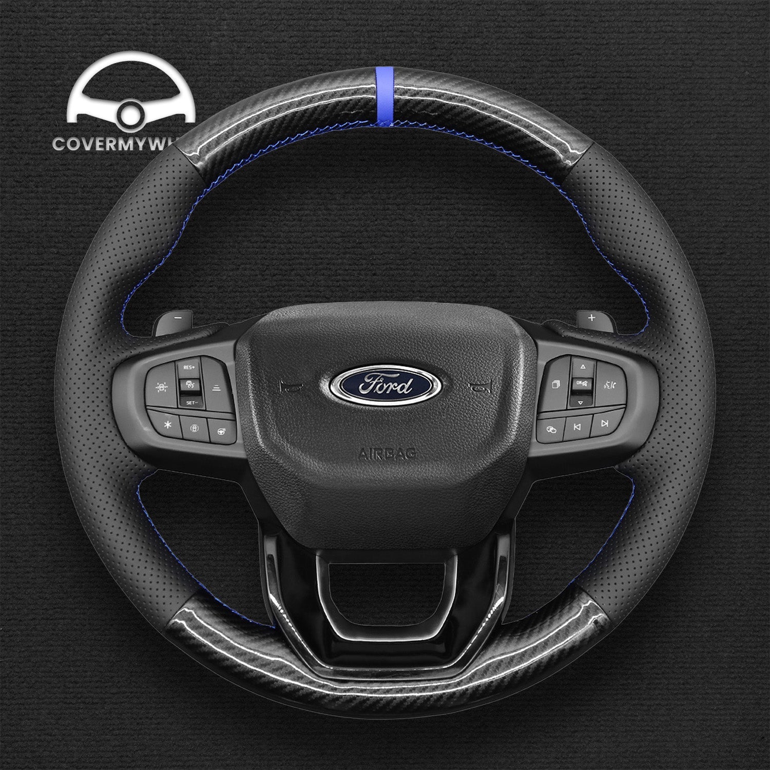 Steering Wheel Cover for Ford F150 F-150 F-250 Raptor Cover My Wheel