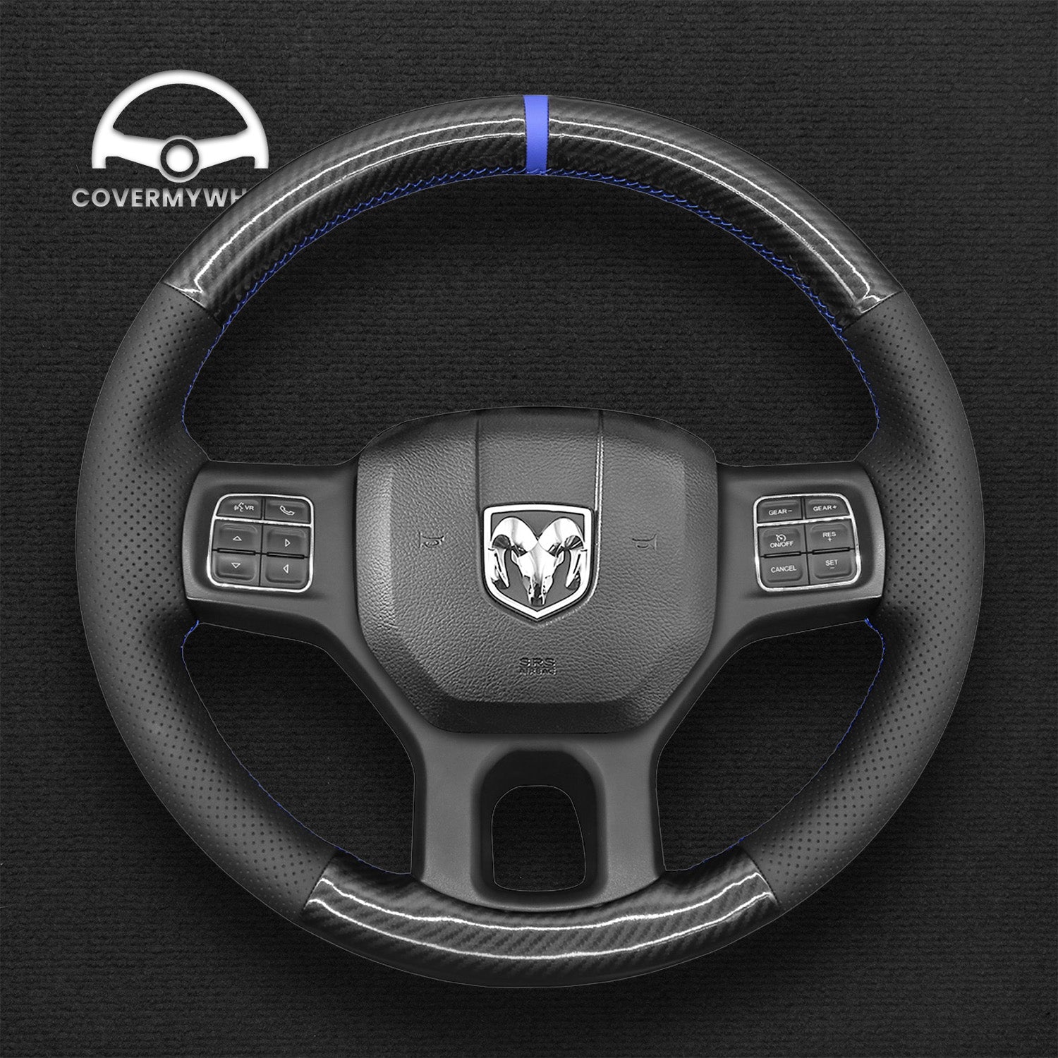 Steering Wheel Cover for Dodge Ram 1500 3500 2013-2018