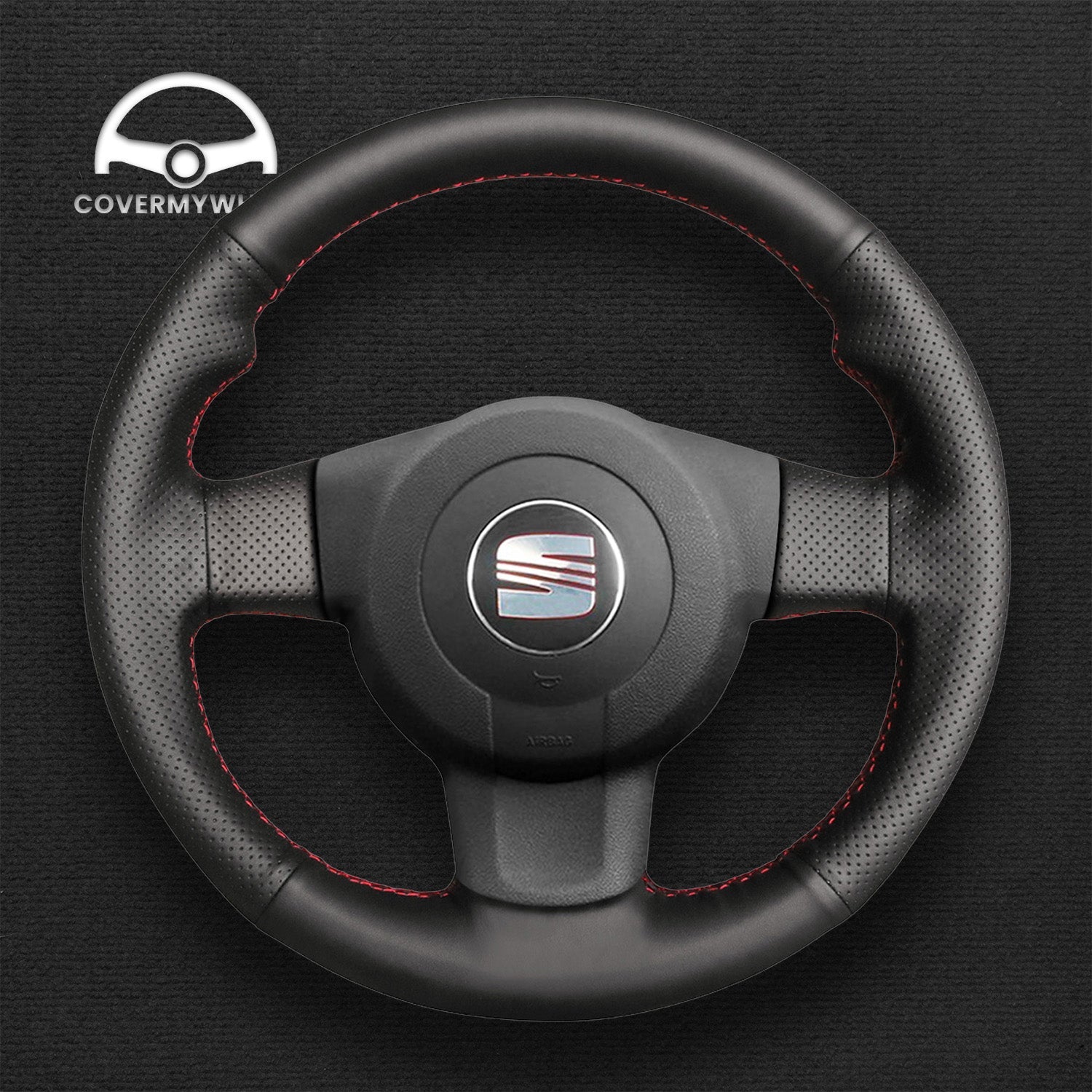 Steering Wheel Cover for SEAT Leon MK2 Ibiza 6L (FR / Cupra) 2005–2009 Cover My Wheel