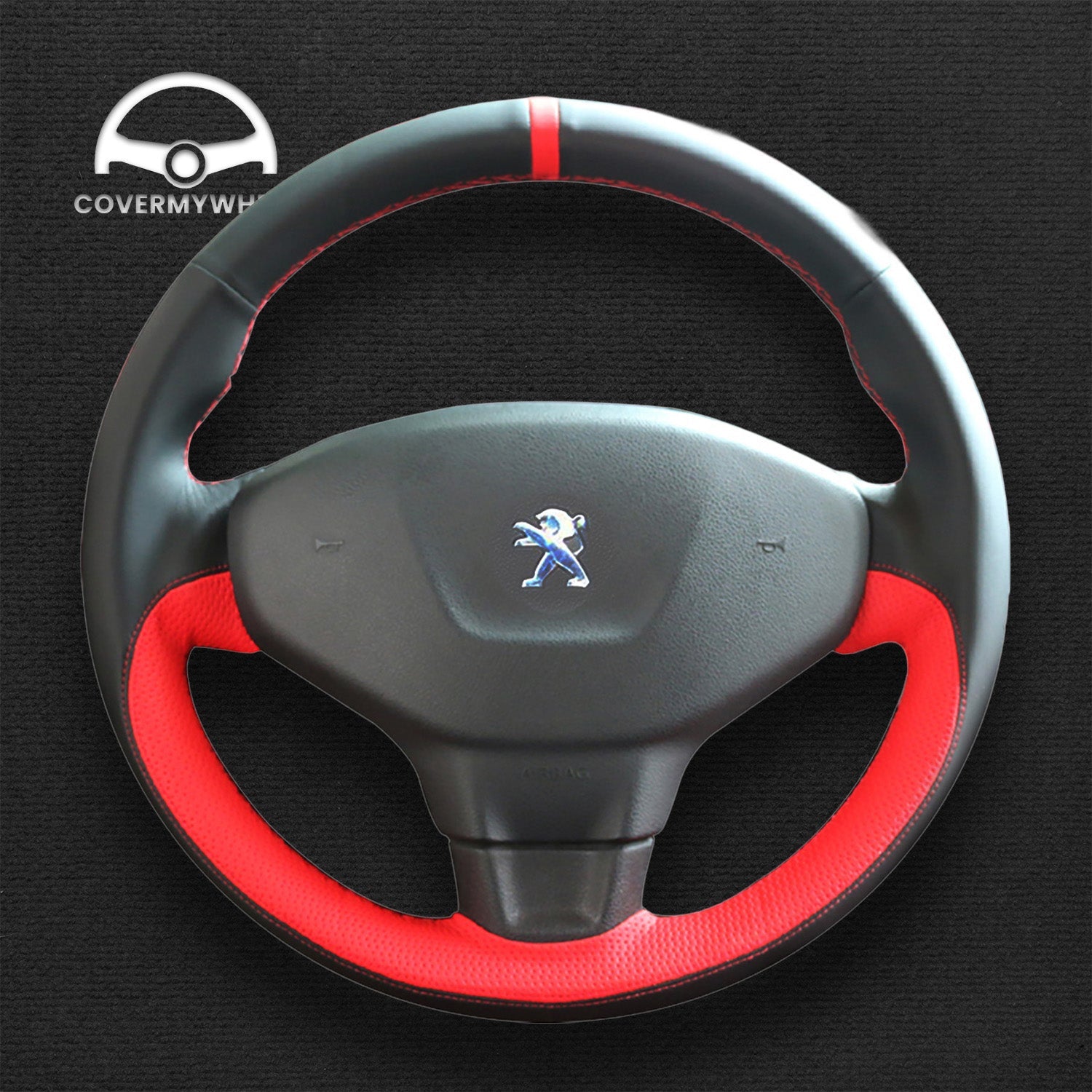 Steering Wheel Cover for Peugeot 301 2012–2021 Cover My Wheel