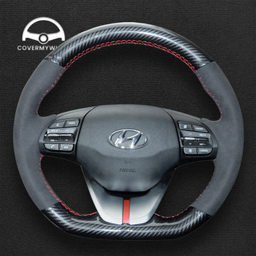 Steering Wheel Cover for Hyundai Ioniq 2018-2020  Elantra (Sport|SR Turbo) 2015-2018