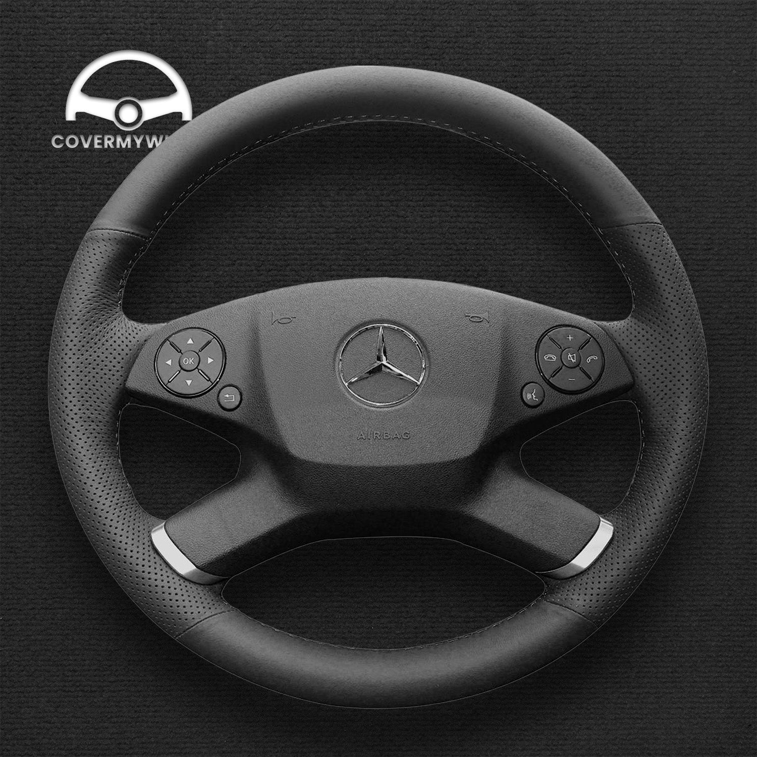 Steering Wheel Cover for Mercedes E-Class W212 Cover My Wheel