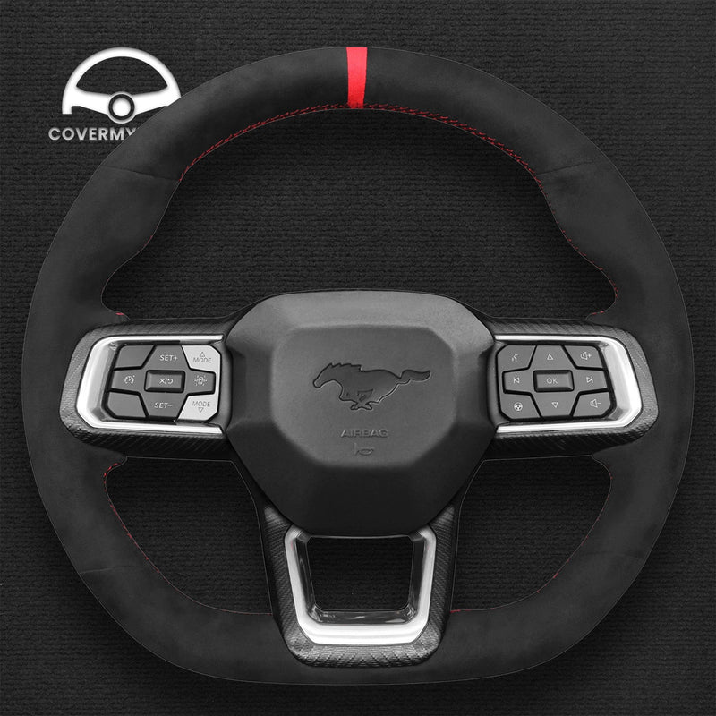 Steering Wheel Cover for Ford Mustang 2024 Cover My Wheel