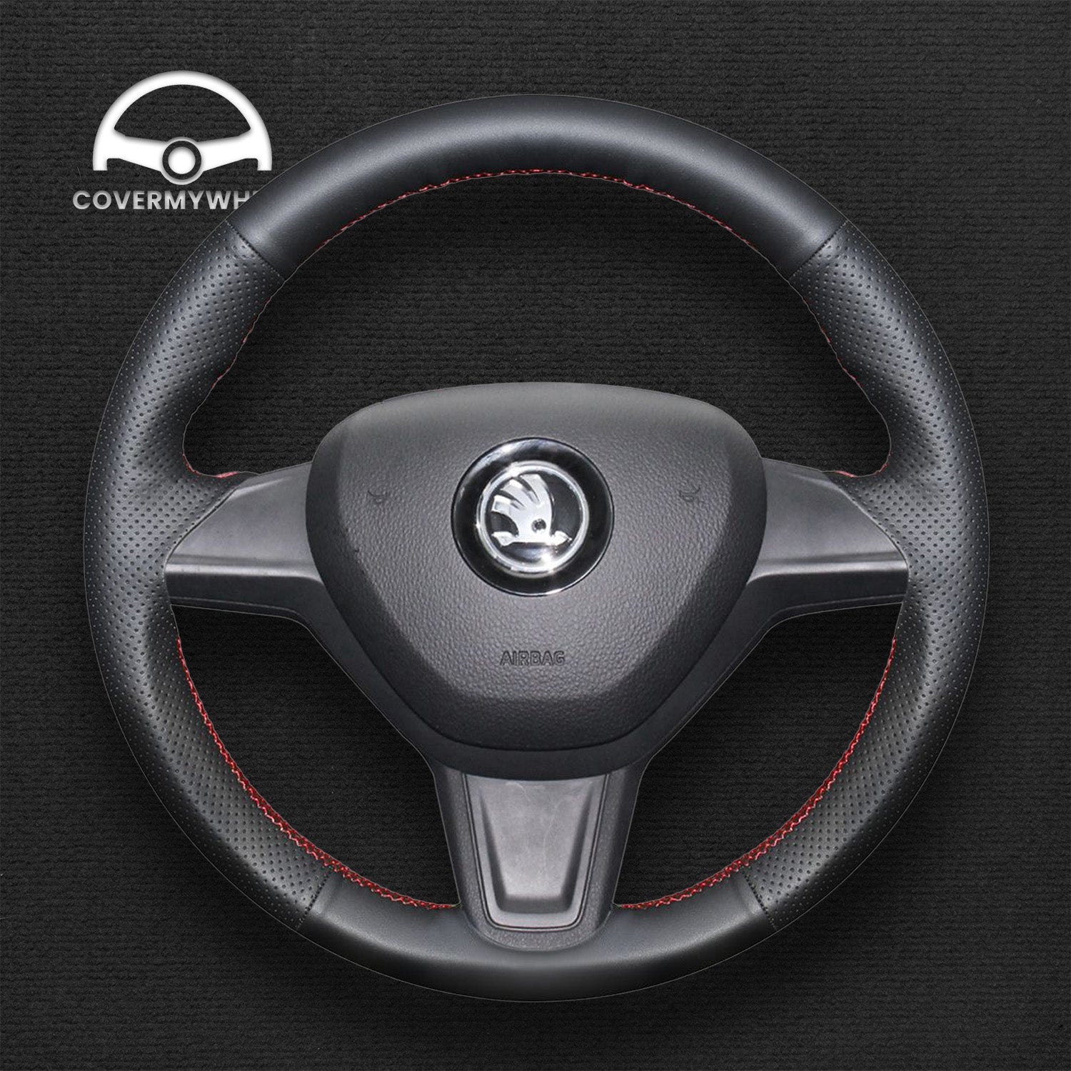 Steering Wheel Cover for Skoda Citigo Fabia Yeti 2013–2019 Cover My Wheel