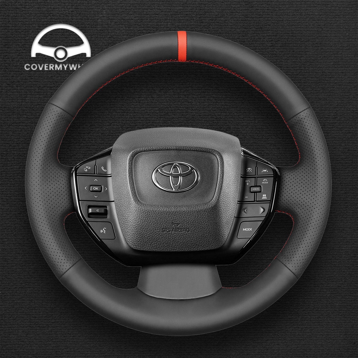 Steering Wheel Cover for Toyota Prius Prius Prime bZ4X 2023-2024 Cover My Wheel
