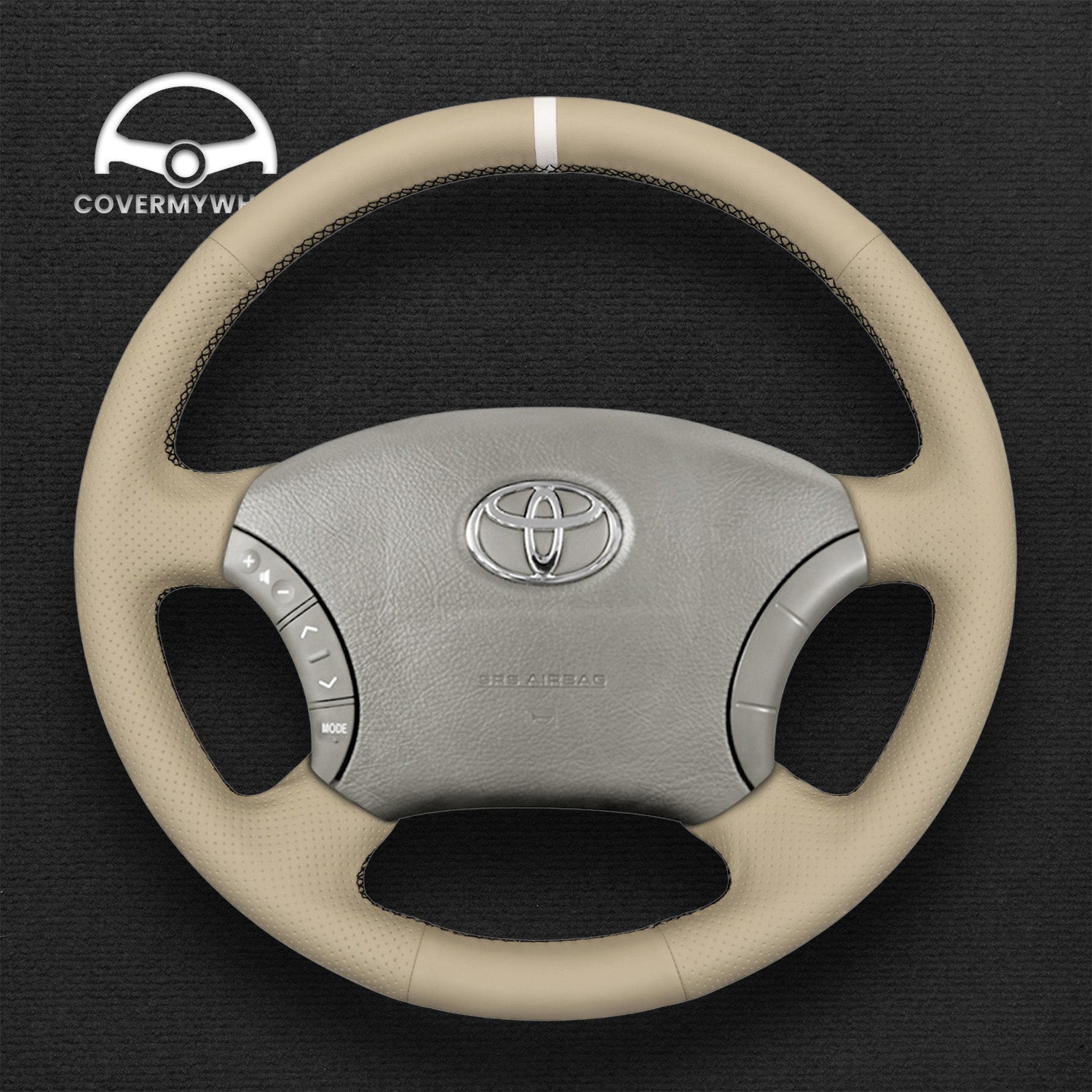 Steering Wheel Cover for Toyota 4Runner Camry Highlander Land Cruiser Sequoia Sienna Tacoma Tundra GX470 Cover My Wheel