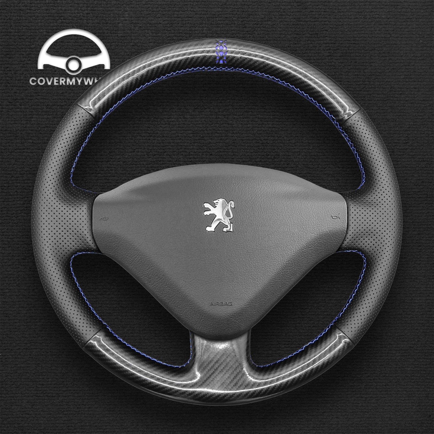 Steering Wheel Cover for Peugeot 207 Expert Partner 2006–2018 Cover My Wheel