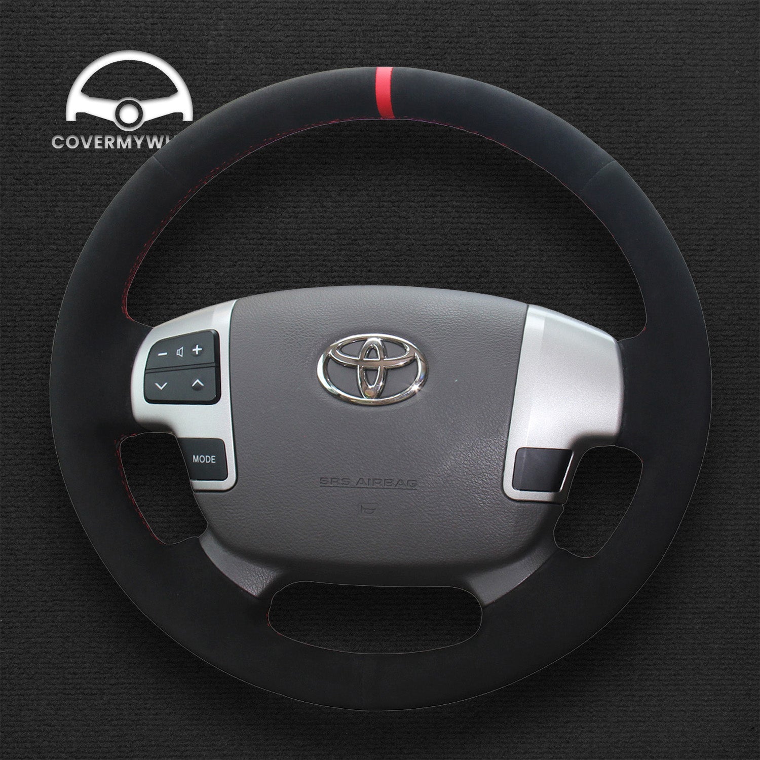 Steering Wheel Cover for Toyota Land Cruiser Tundra Sequoia HiAce 2007-2019 Cover My Wheel