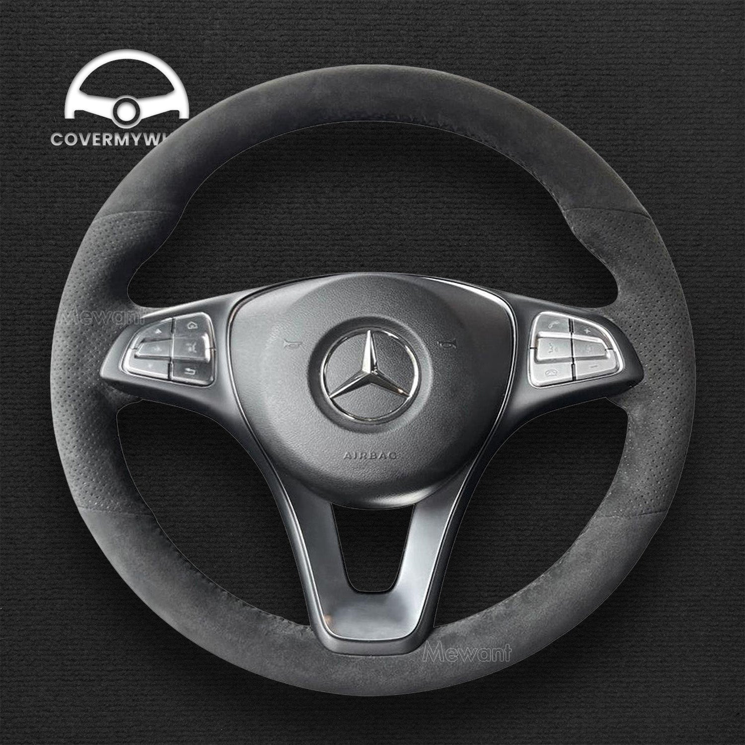 Steering Wheel Cover for Mercedes C-Class CLA-Class CLS-Class Cover My Wheel