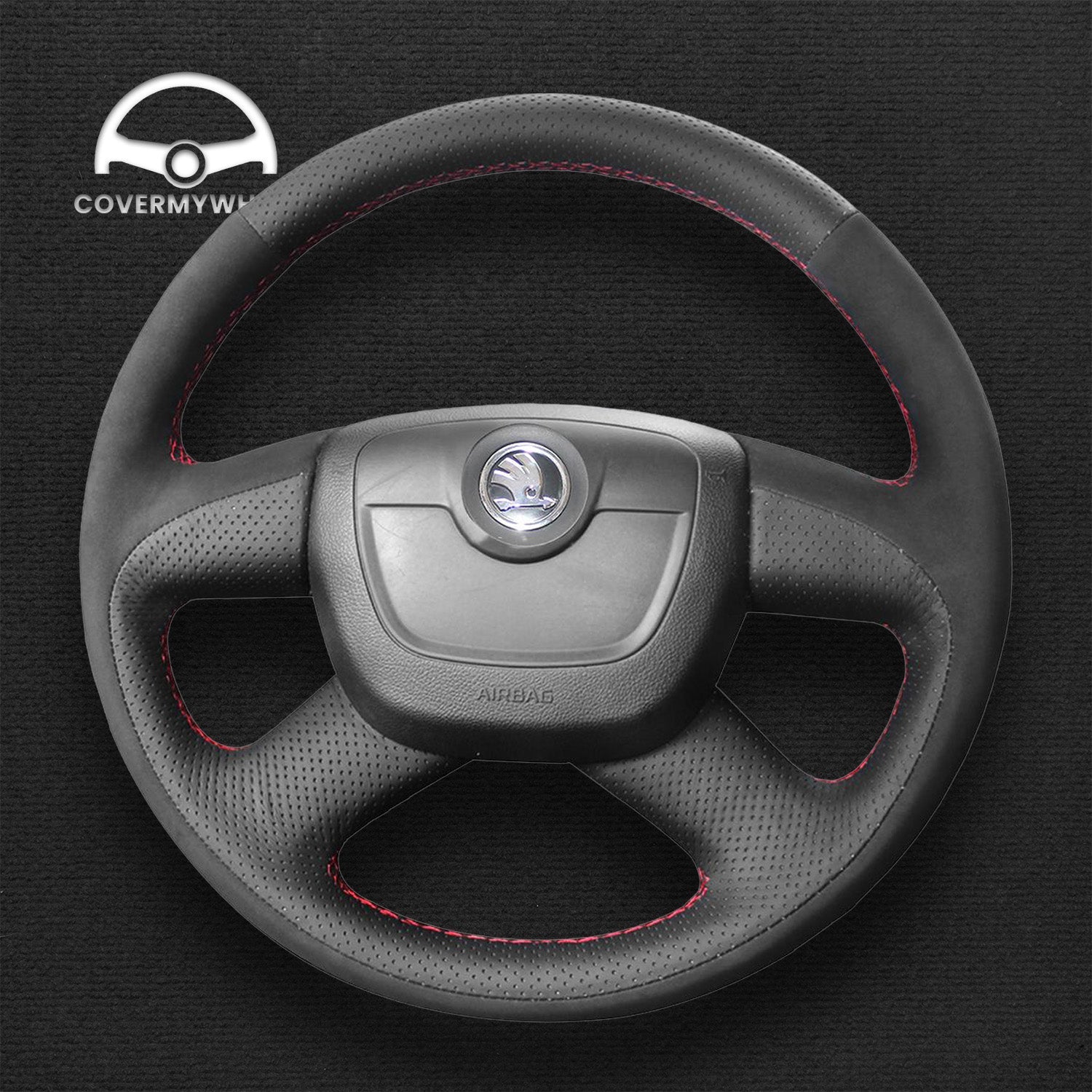 Steering Wheel Cover for Skoda Octavia Fabia 2013–2014 Cover My Wheel