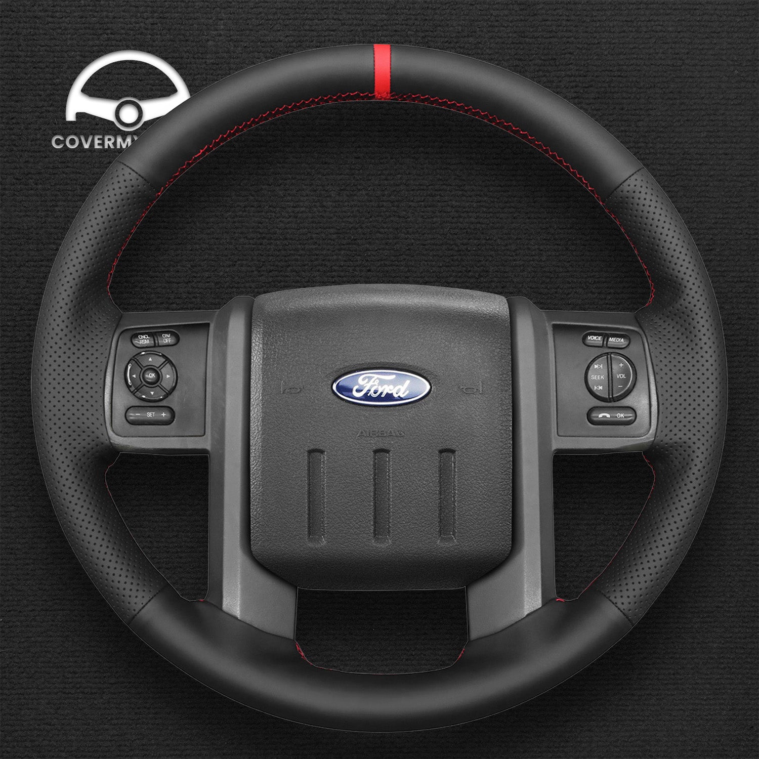 Steering Wheel Cover for Ford  F-250 F-350 2008-2016 Expedition 2007-2014