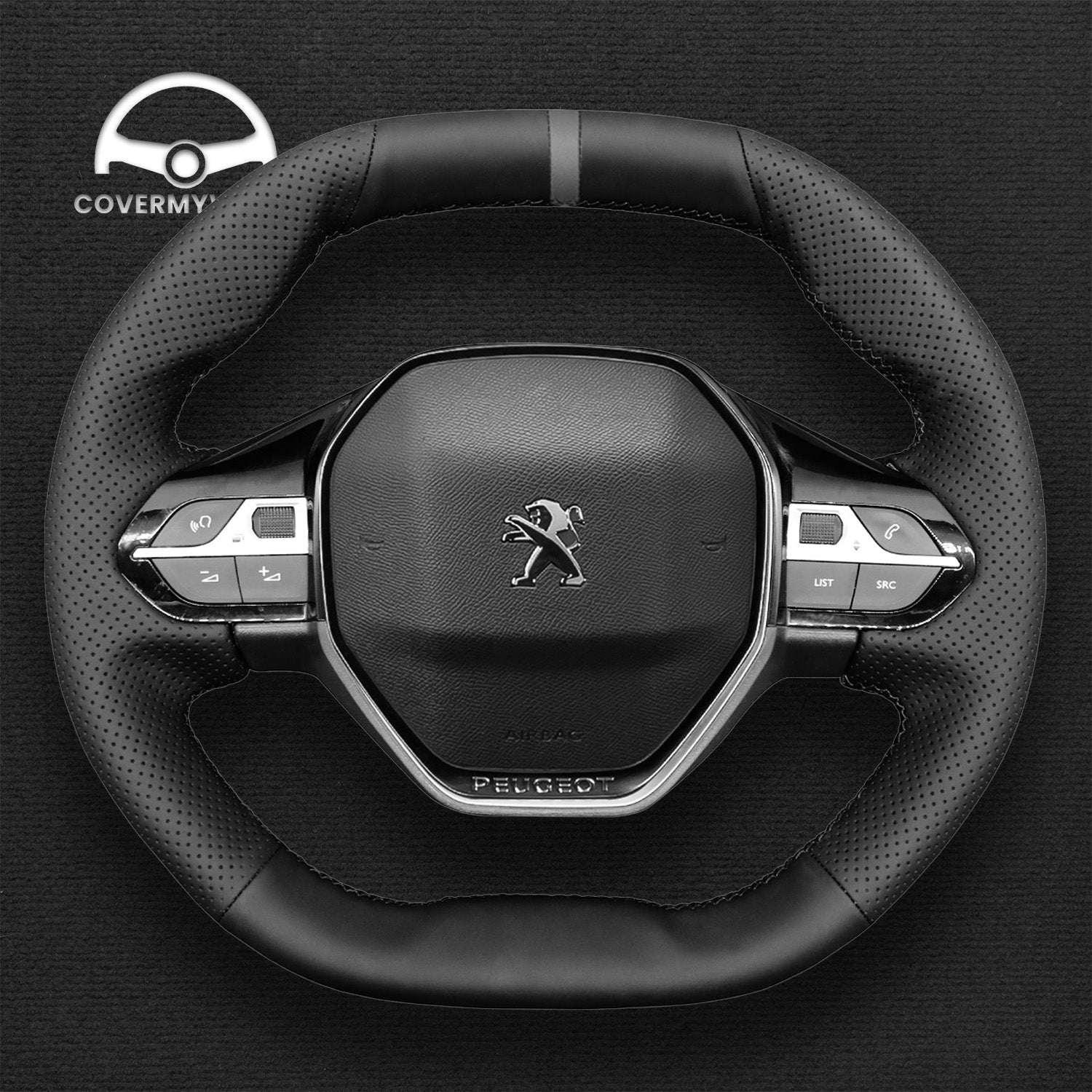 Steering Wheel Cover for Peugeot 3008 2017 Cover My Wheel