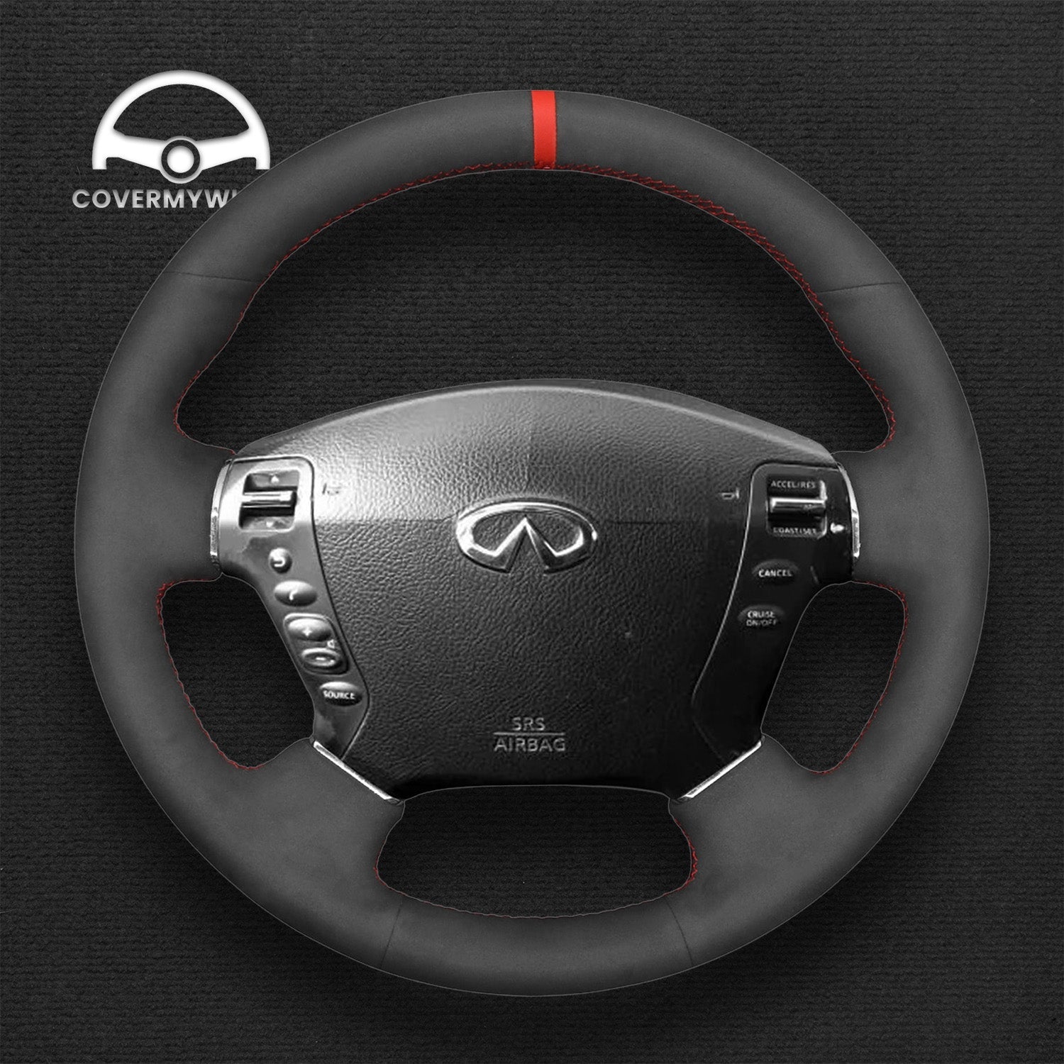 Steering Wheel Cover for Nissan Fuga Cima 2002-2008 Cover My Wheel