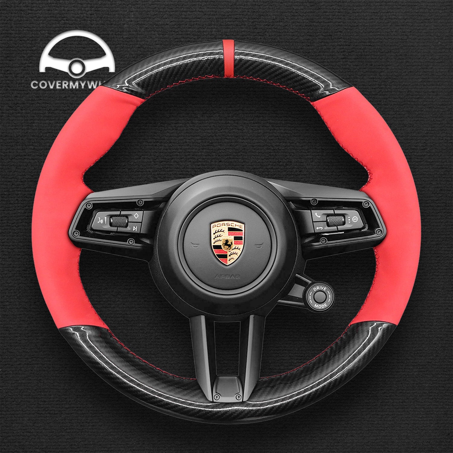 Steering Wheel Cover for Porsche 911 (992) 2020-2022 Taycan 2020-2022 Cover My Wheel