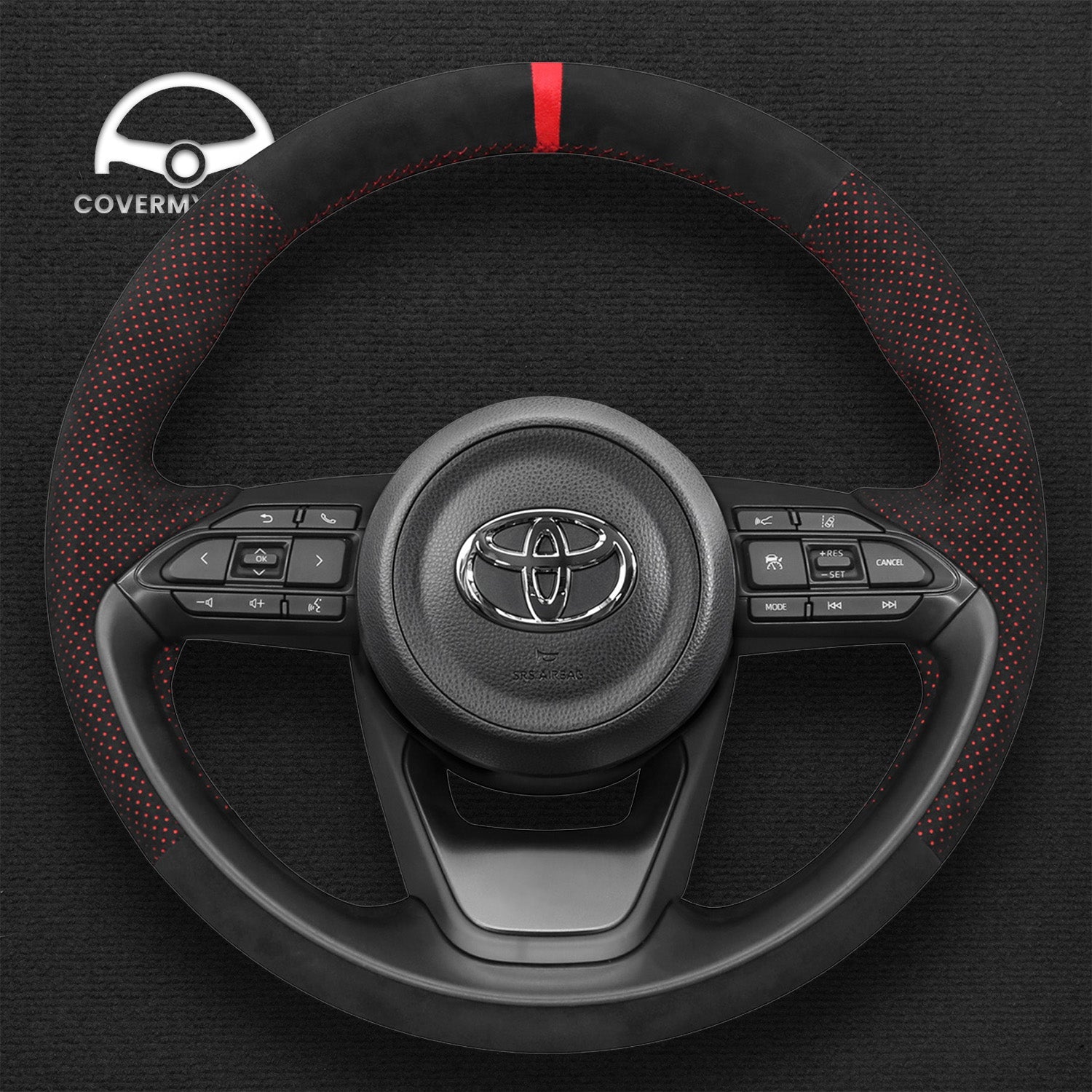 Steering Wheel Cover for Toyota Yaris Yaris Cross Aygo X 2020-2024 Cover My Wheel