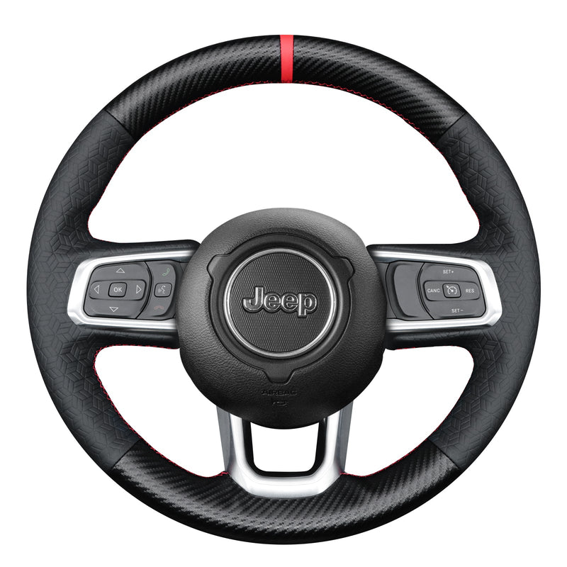 Steering Wheel Cover for Jeep Cherokee 2017–2021 Cover My Wheel