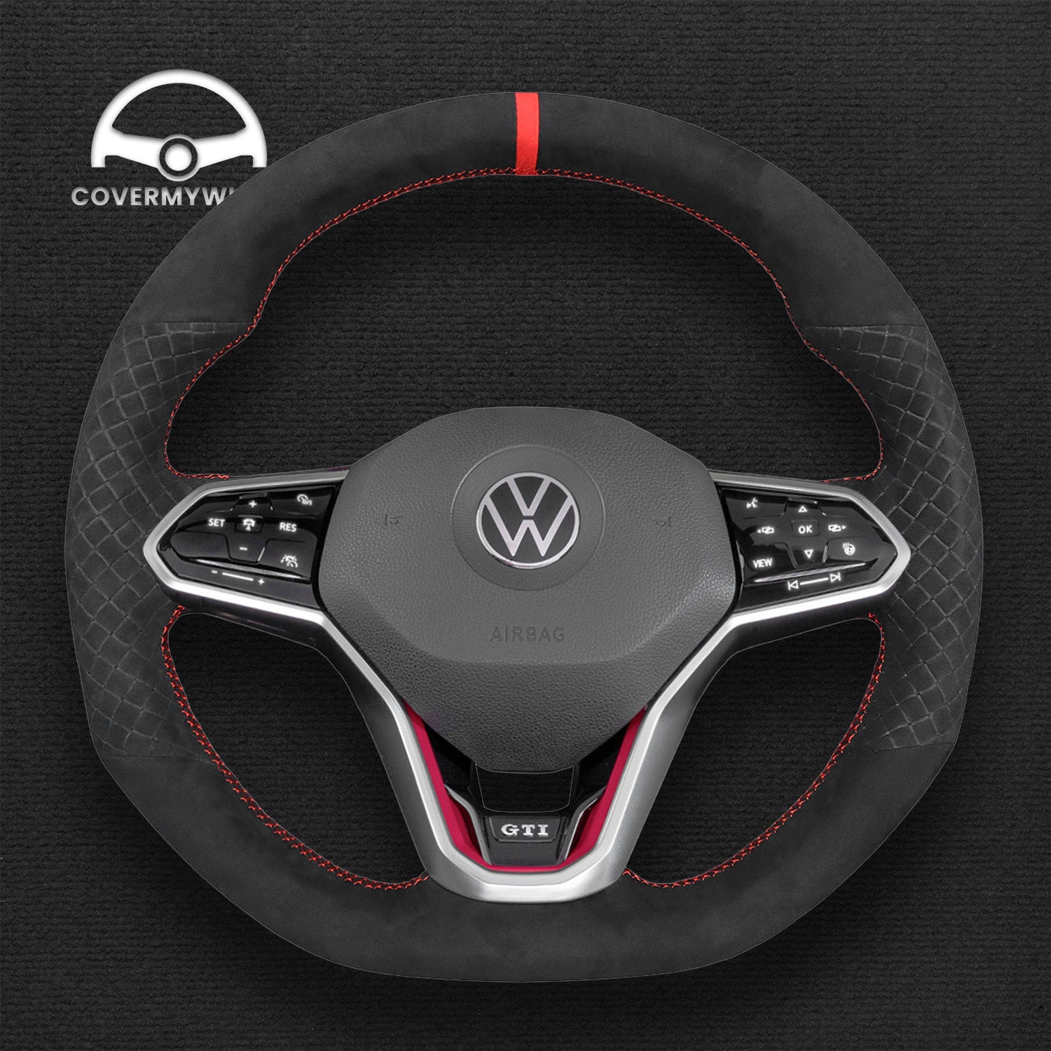 Steering Wheel Cover for Volkswagen Golf 8 GTI GTD GTE Arteon Tiguan