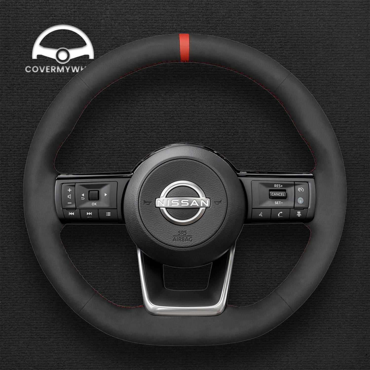Steering Wheel Cover for Nissan Rogue Pathfinder Qashqai X-Trail 2021-2023