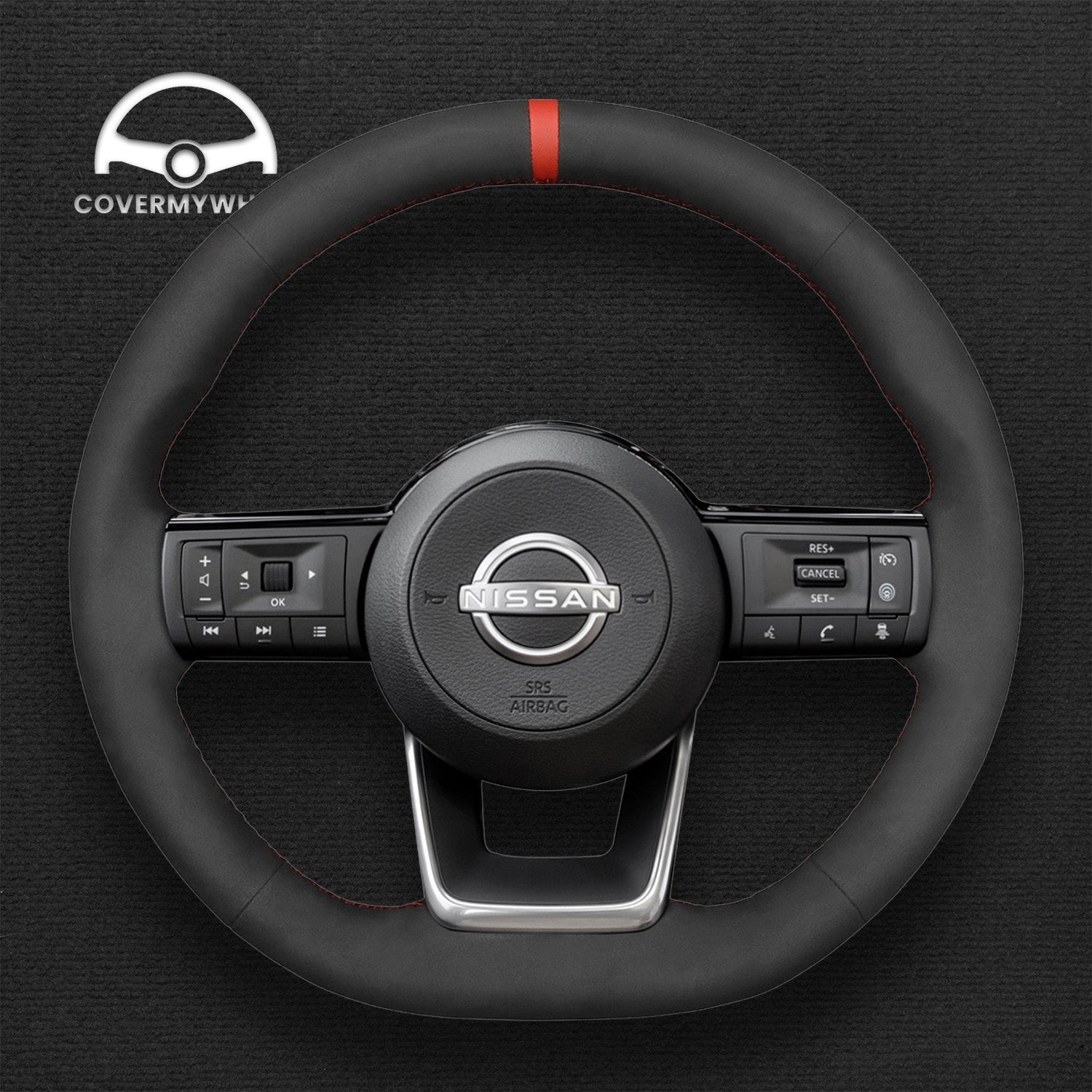 Steering Wheel Cover for Nissan Rogue Pathfinder Qashqai X-Trail 2021-2023 Cover My Wheel