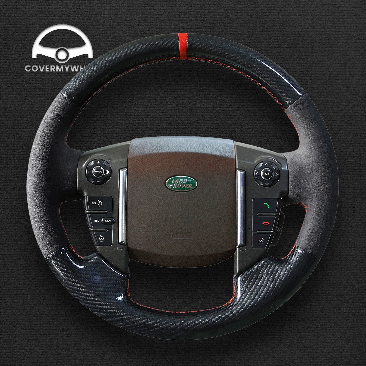 Steering Wheel Cover for Land Rover L320 L359 L319 2009-2017 Cover My Wheel