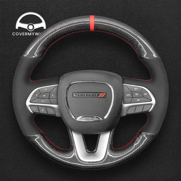 Steering Wheel Cover for Dodge Challenger Charger Durango 2015-2023
