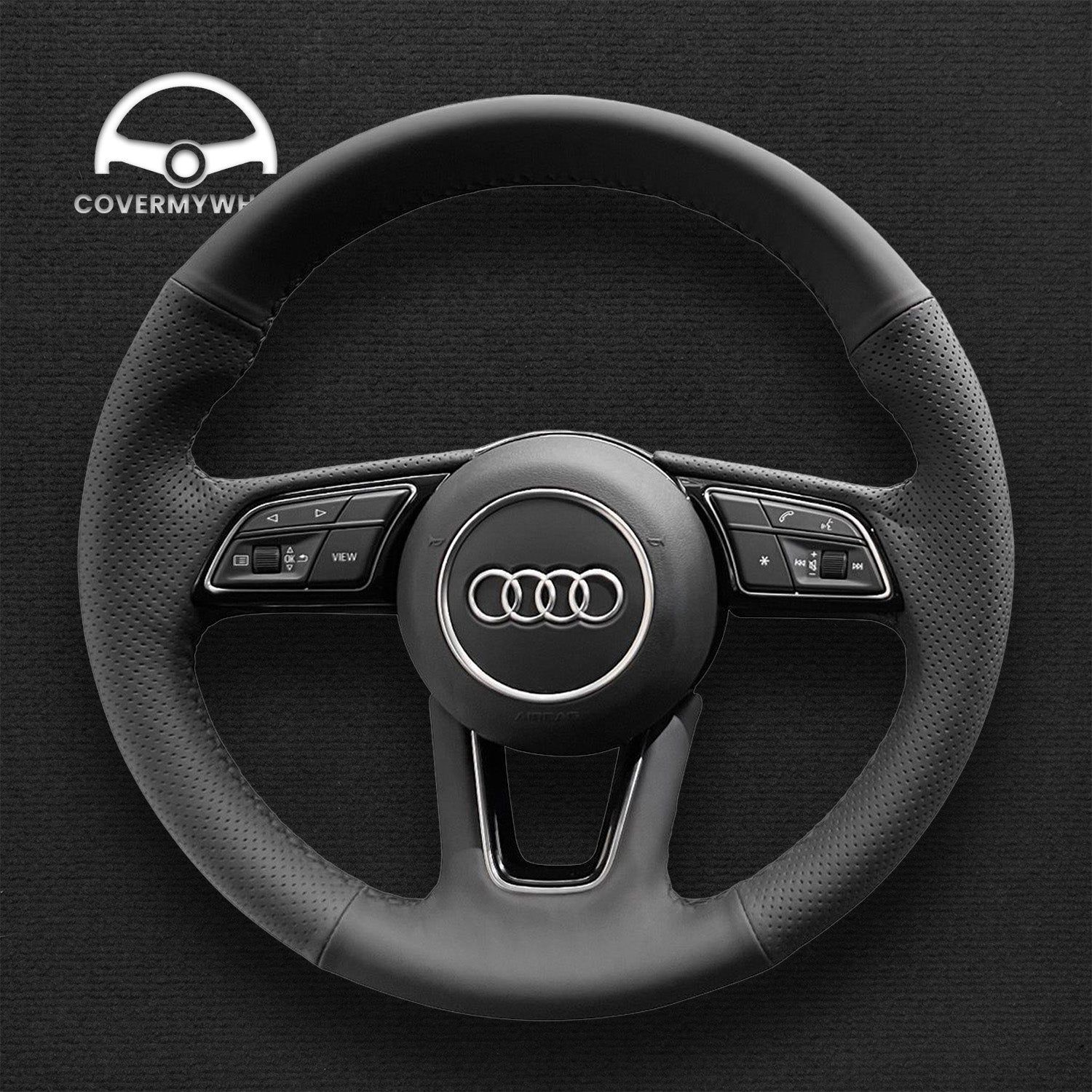 Steering Wheel Cover for Audi A1 A3 A4 A5 S3 S4 S5 RS4 Q2 Cover My Wheel