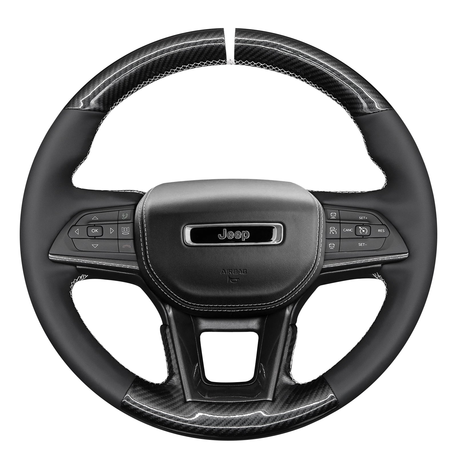 Steering Wheel Cover for Jeep Grand Cherokee V (WL) Grand Cherokee L 2021–2024