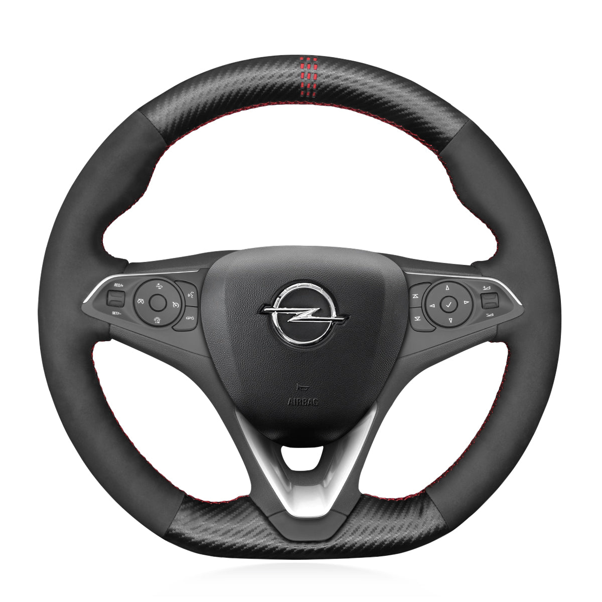 Steering Wheel Cover for Vauxhall (Opel) Astra K Combo Corsa E/F Grandland X Insignia B 2014–2020 Cover My Wheel