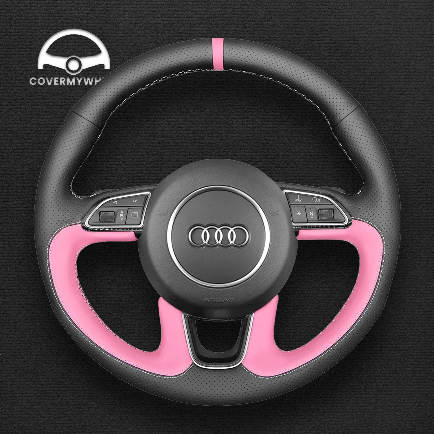Steering Wheel Cover for Audi Q3 Q5 Q7 Cover My Wheel