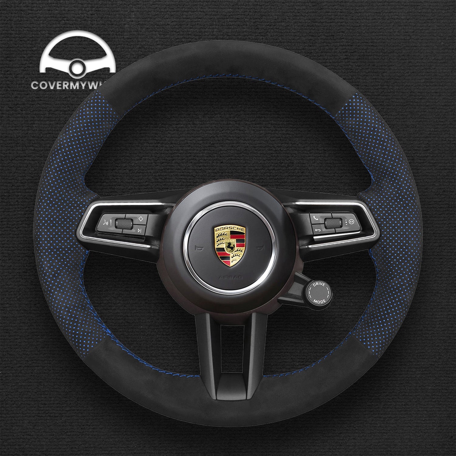 Steering Wheel Cover for Porsche Macan Panamera Taycan 2020-2022 Cover My Wheel