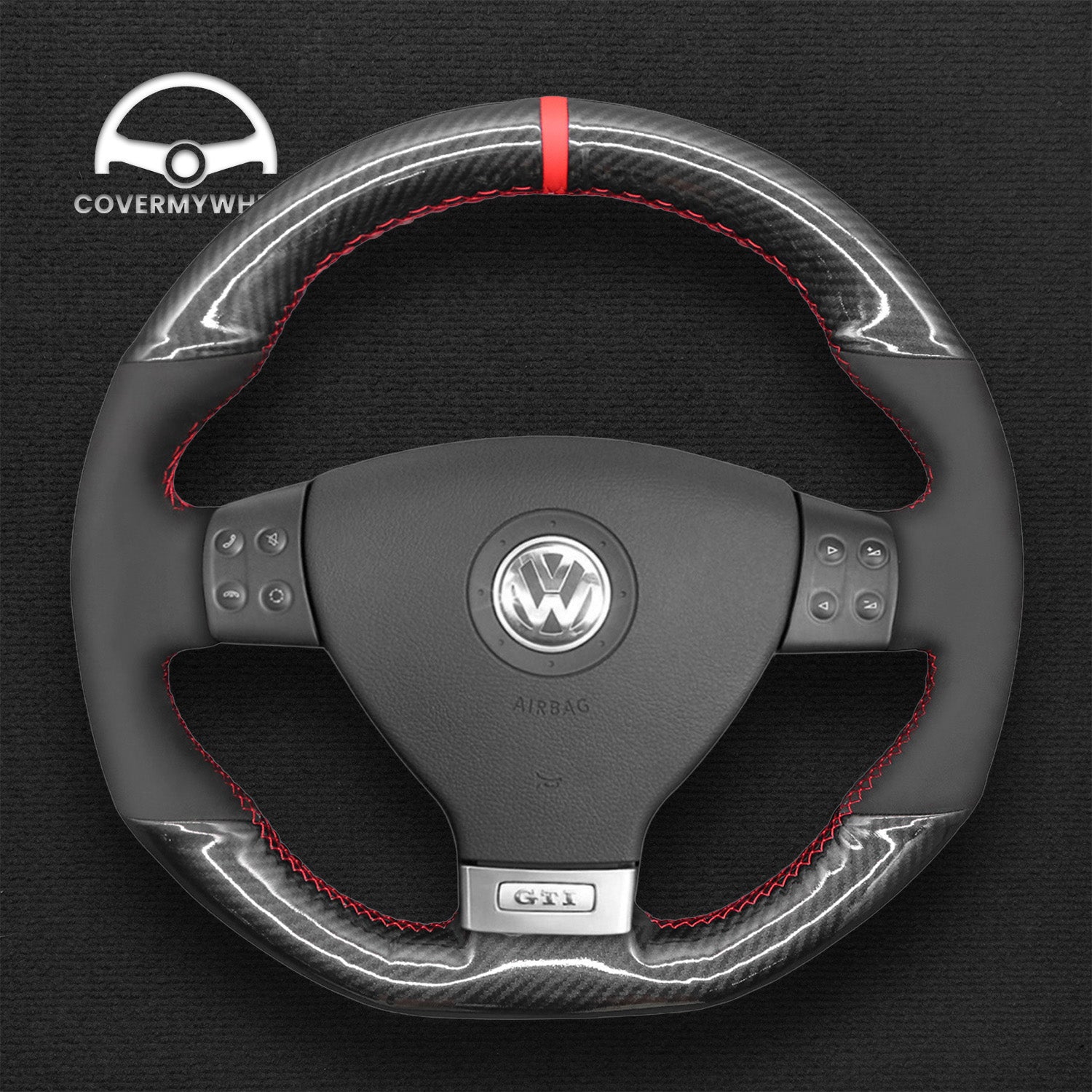 Steering Wheel Cover for Volkswagen GLI GTI Jetta (GLI) R32