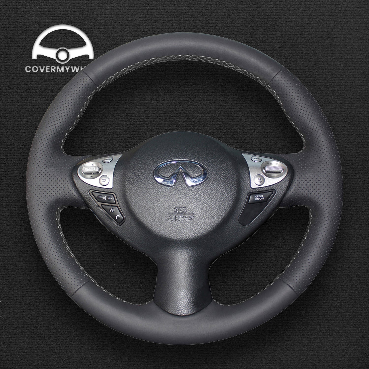 Steering Wheel Cover for Nissan Juke 370Z Note 2009–2020 Cover My Wheel