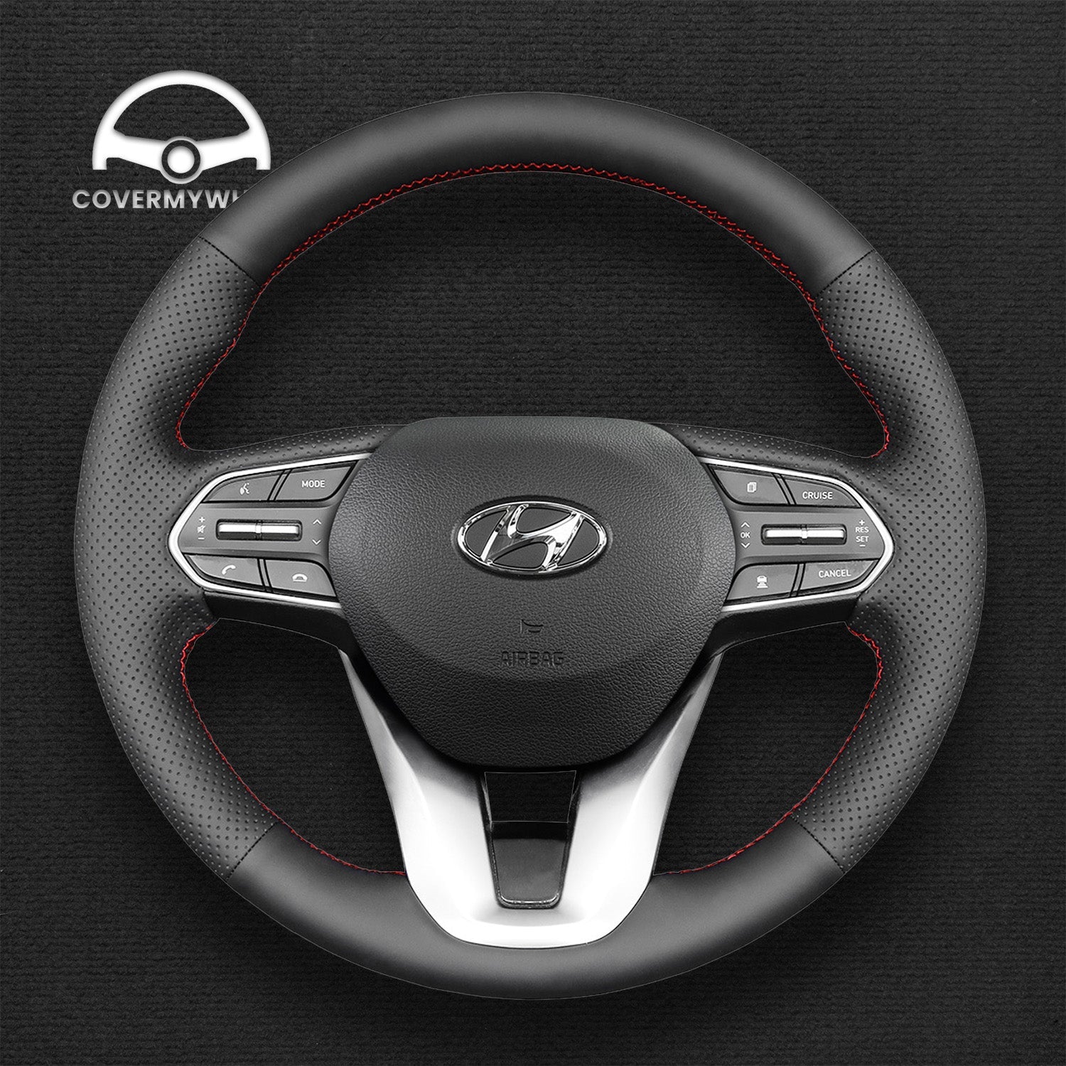 Steering Wheel Cover for Hyundai Santa Fe 2019-2020 Palisade 2020 Cover My Wheel