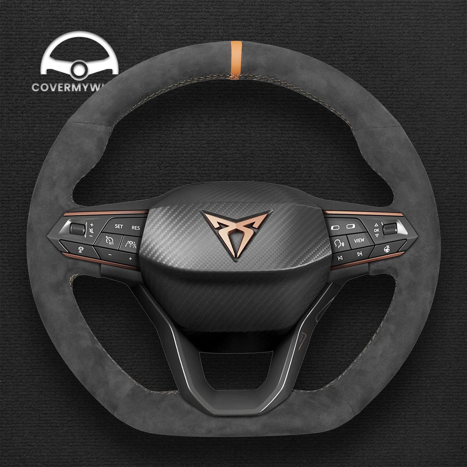 Steering Wheel Cover for SEAT Leon Cupra Leon Ateca Tarraco 2020–2021