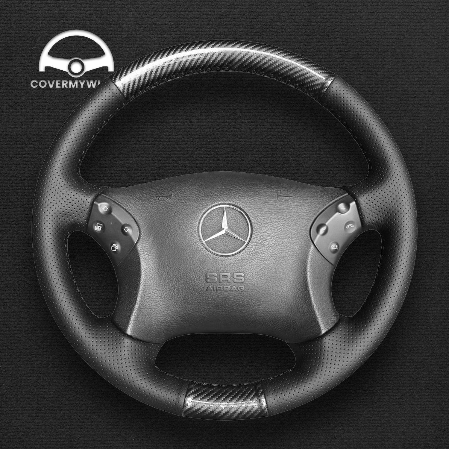 Steering Wheel Cover for Mercedes C-Class W203 C32 AMG Cover My Wheel