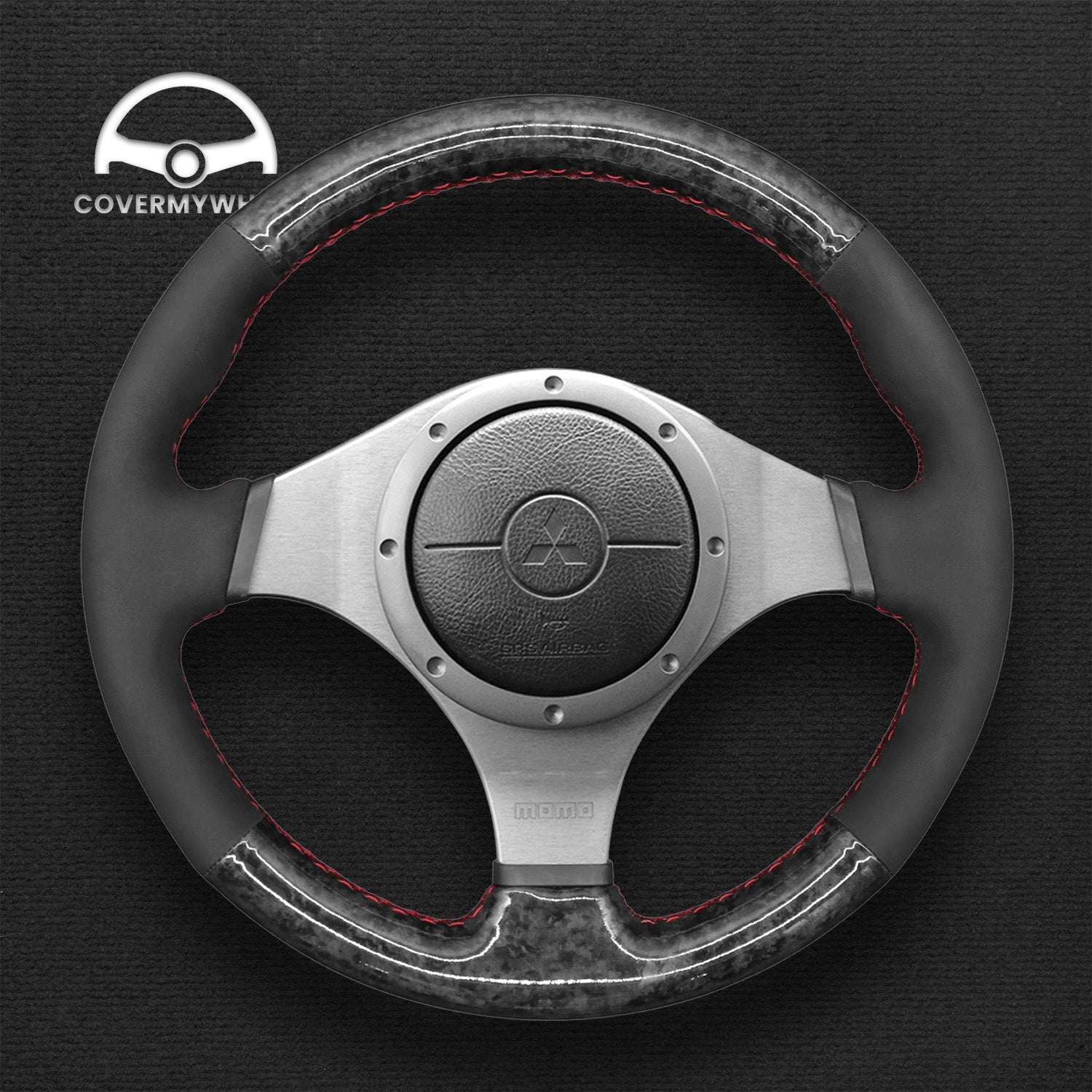 Steering Wheel Cover for Mitsubishi Lancer Evolution VIII IX 2003–2007 Cover My Wheel