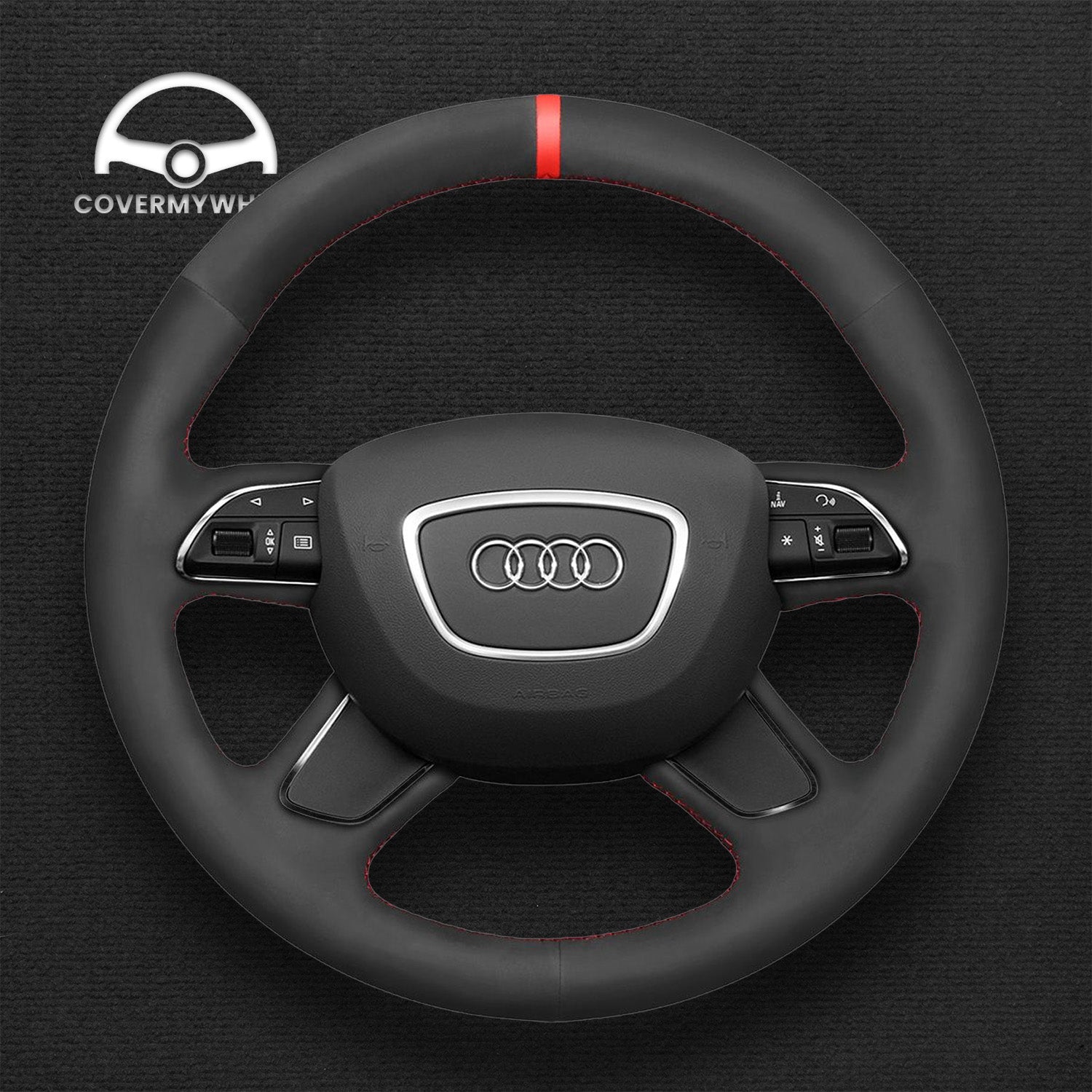 Steering Wheel Cover for Audi 8V B8 C7 G8 D4 8U 8R 4L Cover My Wheel